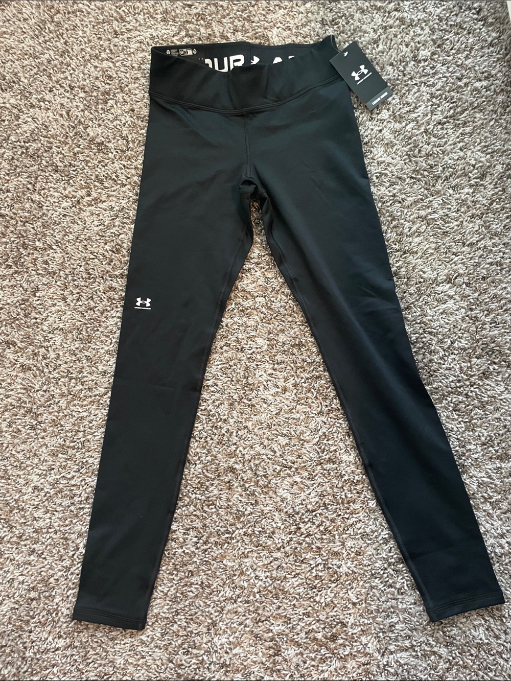Under Armour Black Girls' Performance Leggings